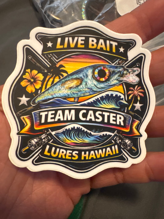 Team Caster Sticker